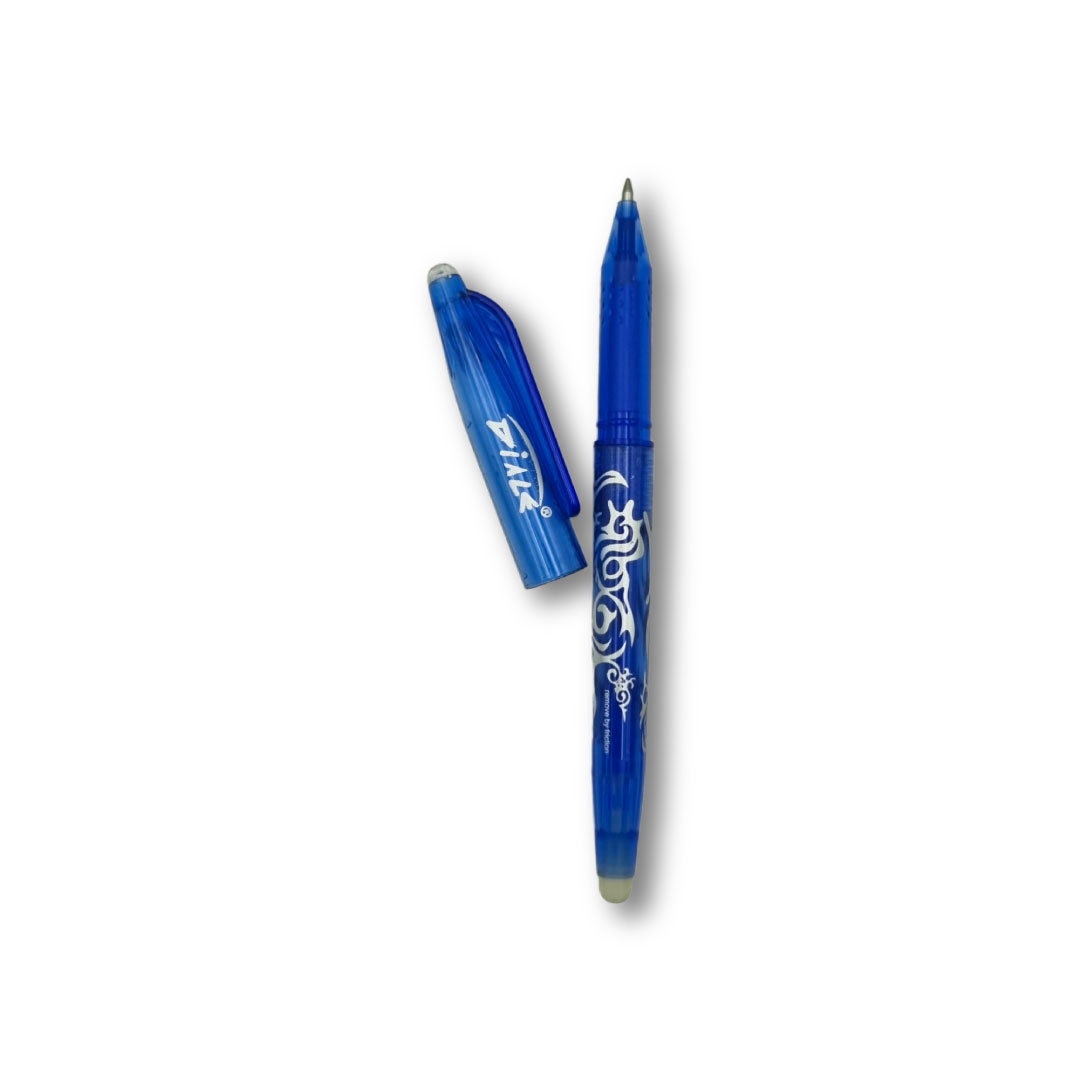 Bolígrafo de tinta gel borrable azul Dialé